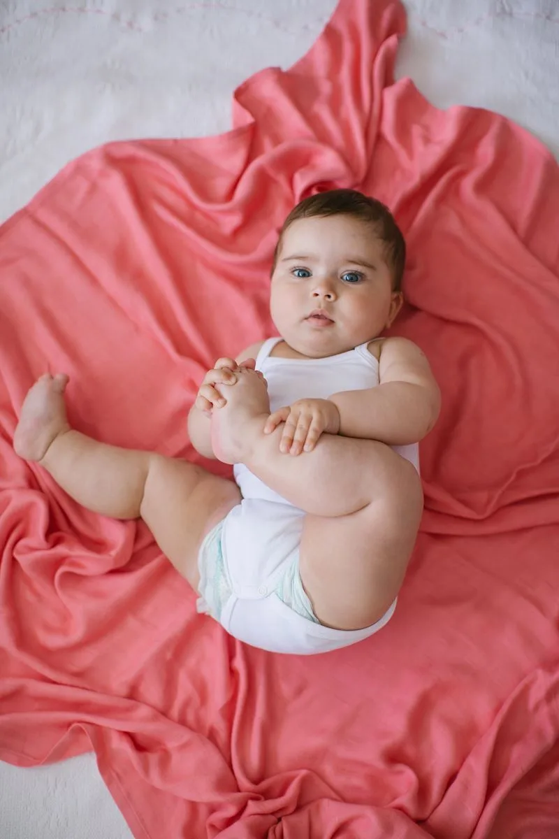 Neko Bambus Tuch - helles Orange