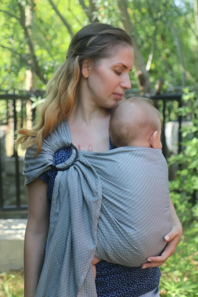 Neko Ring Sling - Grey Diamond